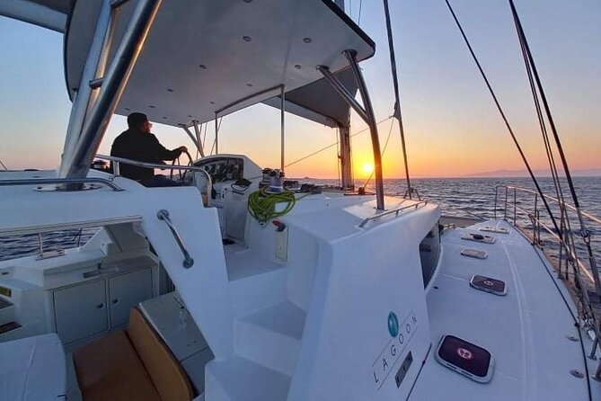 3-Hours Sunset Catamaran Cruise with Dinner all Inclusive - Setting Sail: Kalithea Bay to the Dedicated Sunset Point