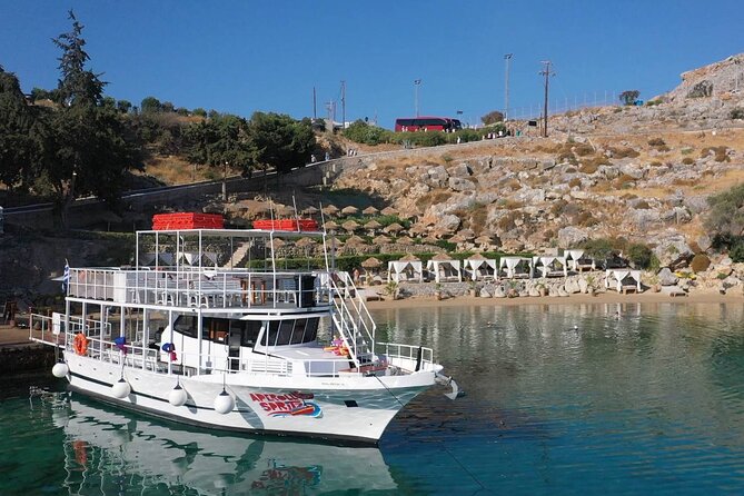 Boat Cruise in Lindos with Swim Stops & Meal Deal - Stop 2: Bay of Navarone for a Longer 50-Minute Swim