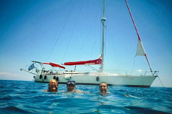 Day Cruise by a Sailing Yacht to the most beautiful bays or Rhodes (Small Group) - Anthony Quinn Bay: Where the Water Does the Talking