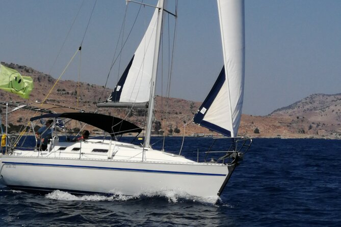 Daytour Sailboat with Lunch/drinks in Lindos area - Captain and the “relaxed ride” factor
