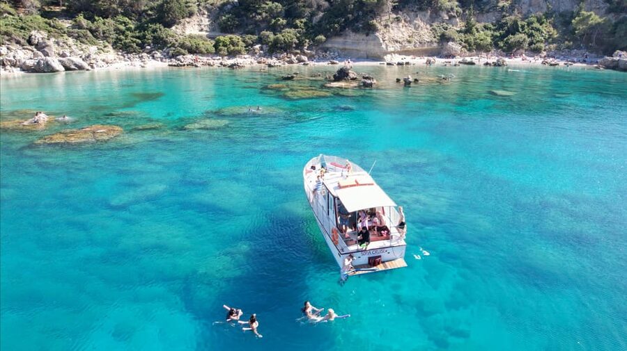 Faliraki: Boat Trip to Afantou Caves, Antony Quinn, Ladiko - Where You Meet and How to Get Set Up Fast