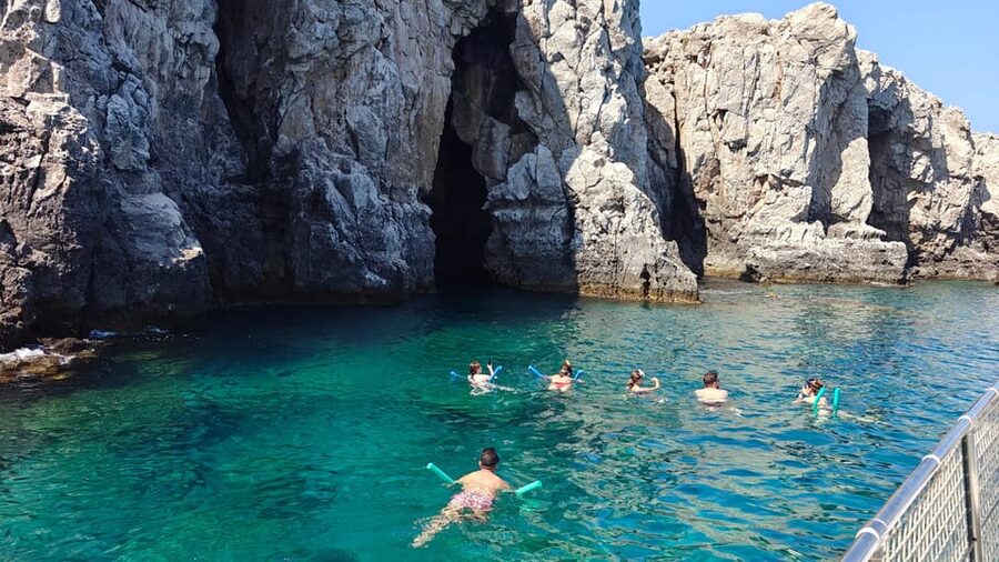 Faliraki: Boat Trip to Afantou Caves, Antony Quinn, Ladiko - Comfort Reality Check: Benches and Who This Works For