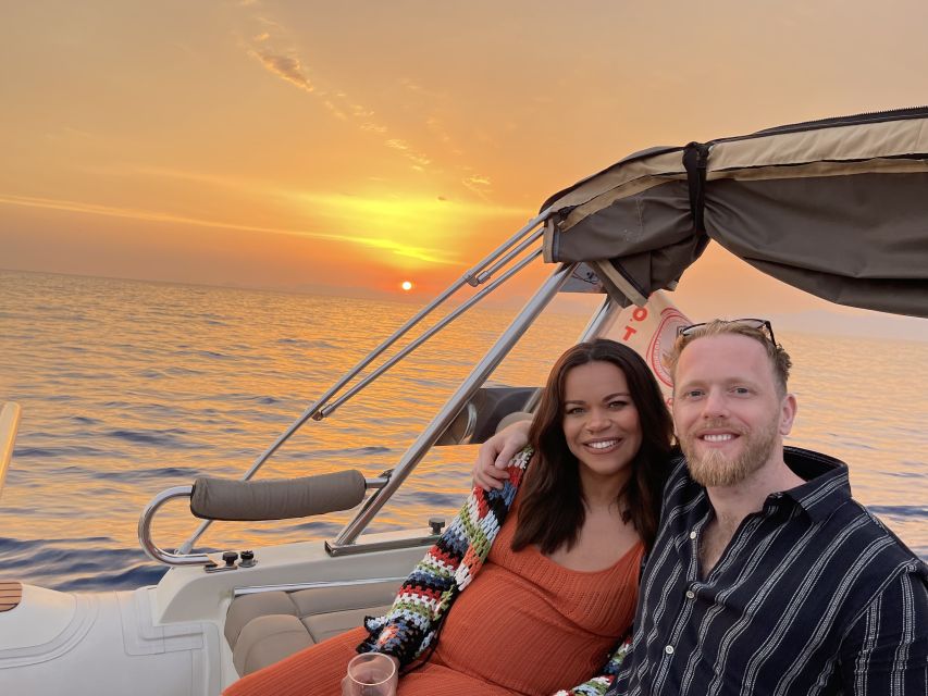 Faliraki: Evening RIB Cruise with Champagne and Sunset Views - Boarding at the Port Near Stama Restaurant: 90 Minutes Done Right