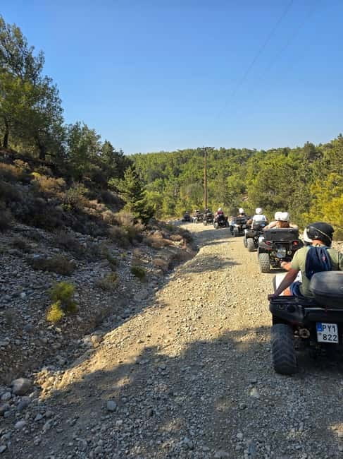 Faliraki: Quad Safari Tour - From Faliraki: The real start of the day (pickup, office, and helmets)