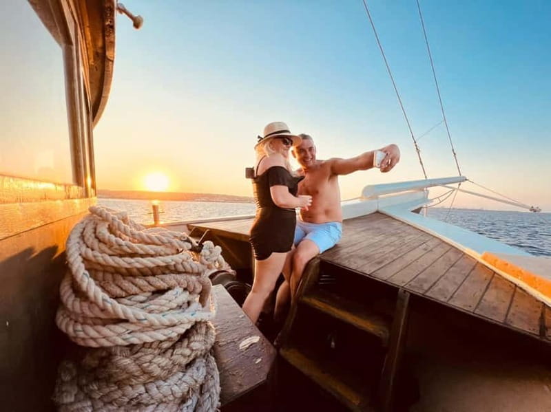 Faliraki: Sunset Cruise with Unlimited Aperol, Beers & Wine - The first stretch out of the harbour: settling into the evening
