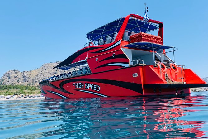 Fast Boat To Symi with a swimming stop at St George's Bay! (Only 1hr journey) - Getting to Rhodes Sea Lines: meeting point and real-world navigation