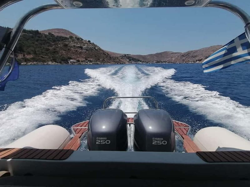From Faliraki : Speedboat tour kalithea caves&antony kouin - From Faliraki Harbor to Antony Queen Bay: the fast start