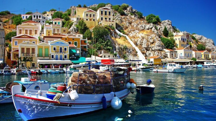 From Rhodes: Boat Trip to Symi Island with Hotel Transfer - On the water: the boat ride from Rhodes to Symi