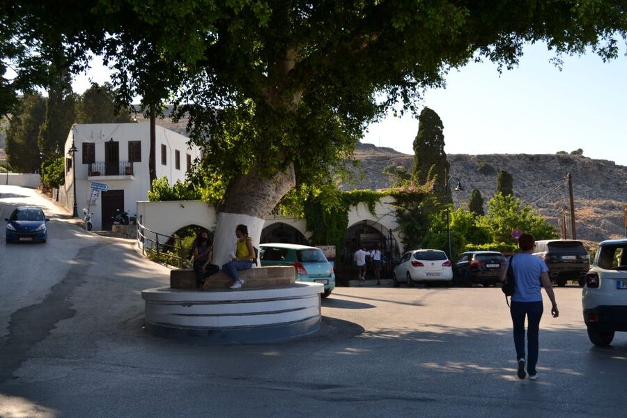 From Rhodes: Lindos and 7 Springs Valley Bus Tour - Seven Springs Valley: Pine Shade, Ducks, and the Dark Water Tunnel
