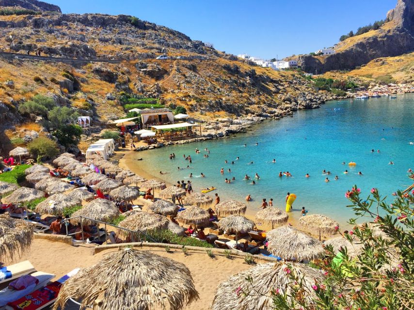 From Rhodes: Lindos Round-Trip Bus Transfer with Free Time - Lindos village wandering: shops, viewpoints, and the Church of Panagia