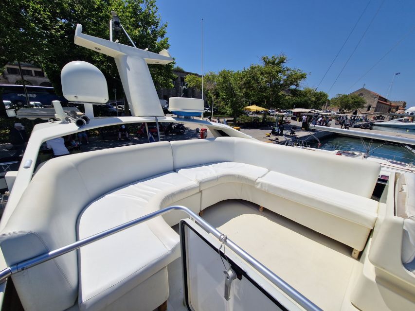 From Rhodes: Yacht Cruise to Lindos with Lunch and Drinks - St. Paul’s Bay Swim Stop: When You Want Water, Not Another Ticket Line
