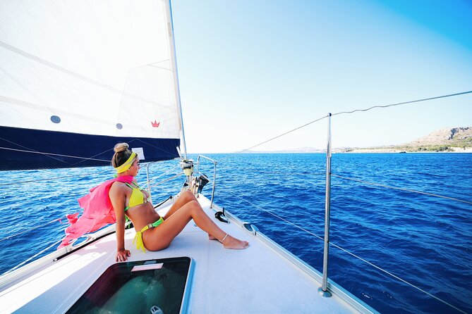 Full Day Yacht Tour in Rhodes - Safety and Comfort Setup: Snorkeling Gear, Life Jackets, and the One-Meter Rail