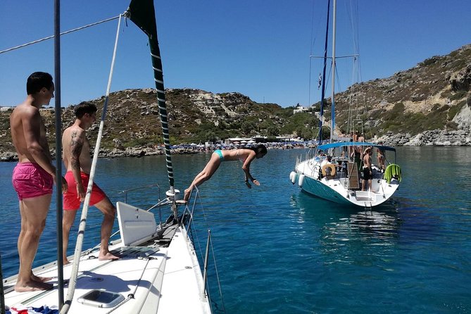 Greek Shores Snorkel and Sailing Day Trip with Lunch - Anthony Quinn Bay: The Famous Views, Plus Lunch Where You Want It
