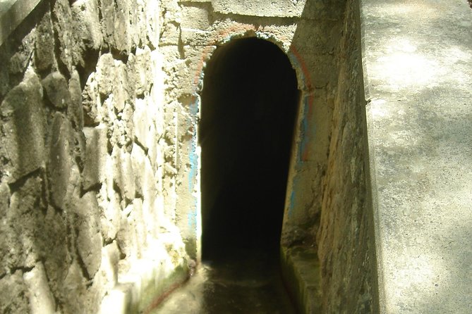 Guided Bus Trip to Lindos village & 7 Springs - Epta Piges (Seven Springs): walking into the cool, green calm