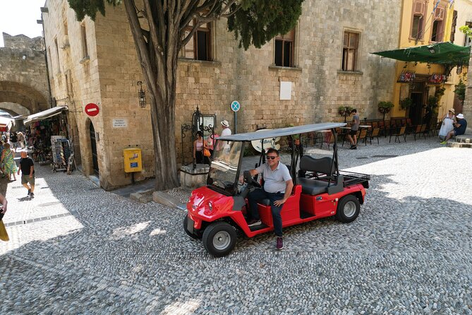 Guided Private Golf Cart Tour in Old Town of Rhodes - Outside the Palace and the Knights’ Street Area: Close Views Without the Long Trek