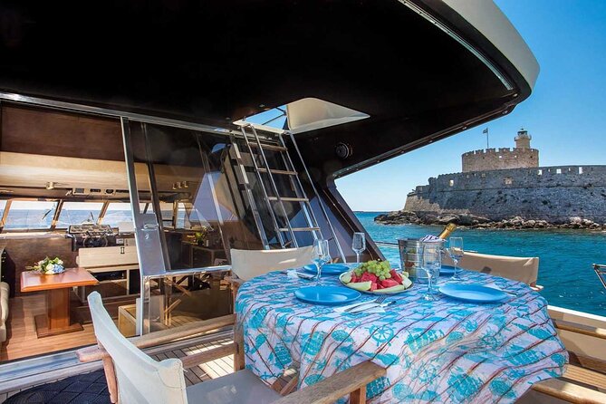 Half-Day Private Yacht Cruise in Rhodes - Price and value: $1,732 per group for up to 15 people