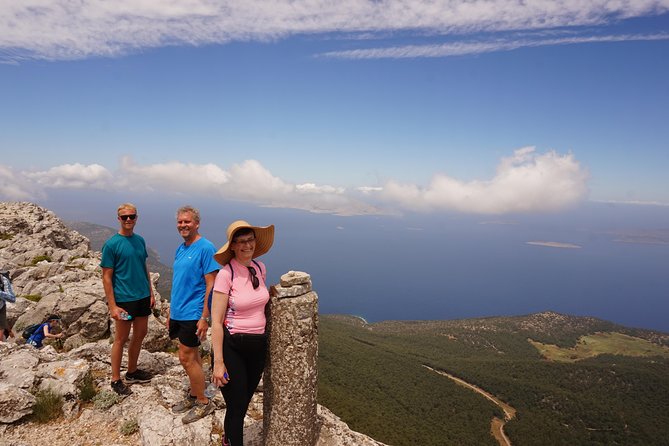 Hiking Mountain Akramitis Rhodes - pick up service available - The Climb Details: From Shaded Green Slopes to Rocky Work