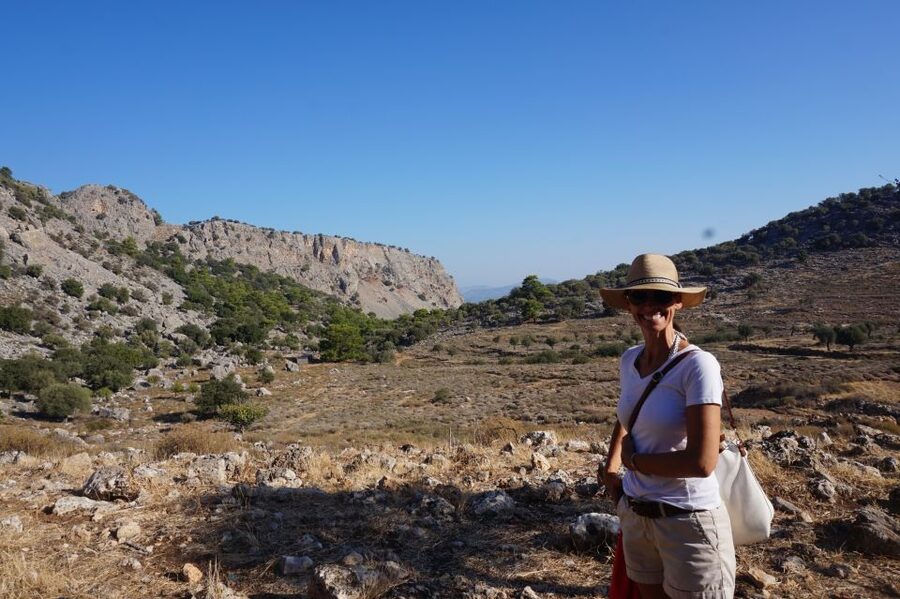 Hiking Tour Exploring Lindos - The Return Route: a Different Look at Lindos, a Small Church, and a Possible Swim