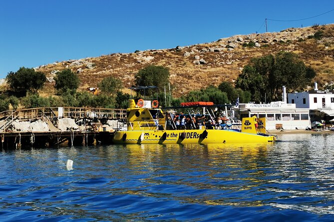 Hippo Classic Ride With Swim - Underwater Lindos: the air-conditioned cabin and porthole viewing