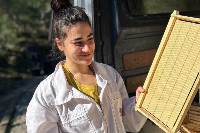 Honey production &Tasting experience " Areti Honey " - Seeing Beekeeping at Close Range: Bees, Frames, and Real Work