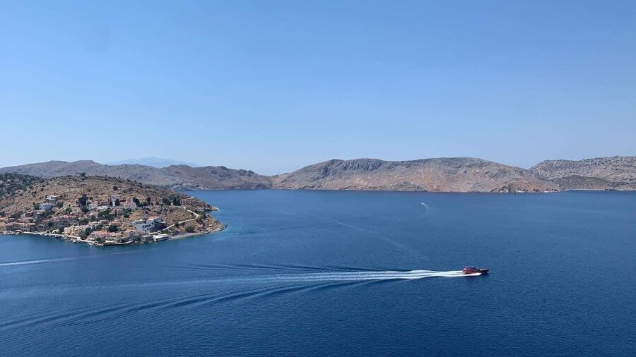 Kiotari, Lardos, Pefkos, & Lindos: Speedboat to Symi Island - Timing Matters: Why Late September/October Can Change the Water Color