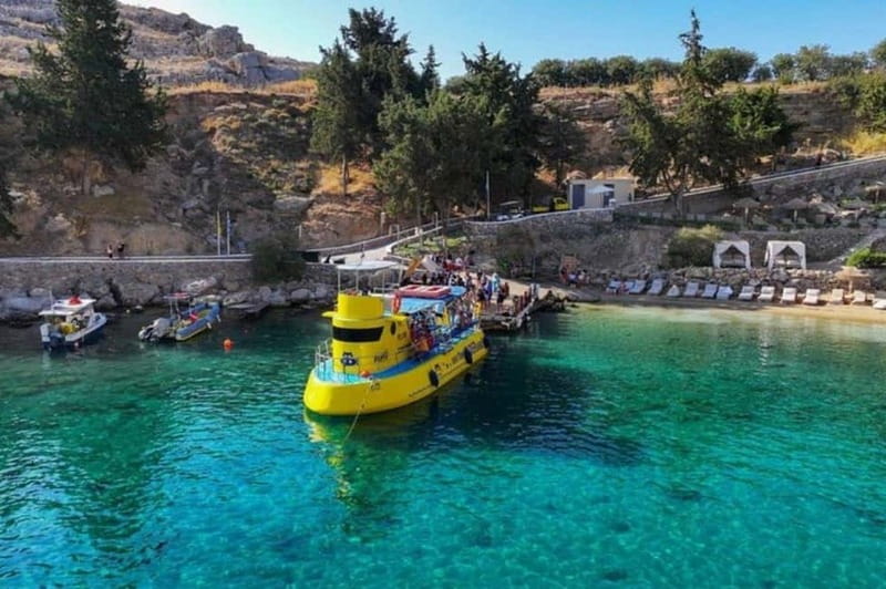 Lindos: 3Hour Hippo Submarine with Swim Stop at Navarone Bay - Key highlights in plain terms