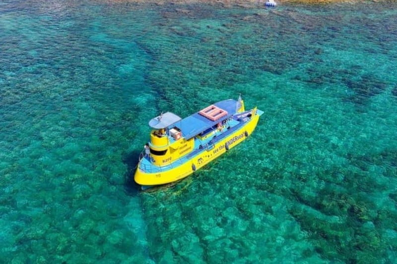 Lindos: 3Hour Hippo Submarine with Swim Stop at Navarone Bay - Onboard comforts: drink, Wi‑Fi, and the crew’s energy level