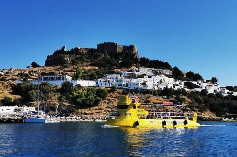 Lindos: 3Hour Hippo Submarine with Swim Stop at Navarone Bay - What to bring (and what to do) so you’re not disappointed