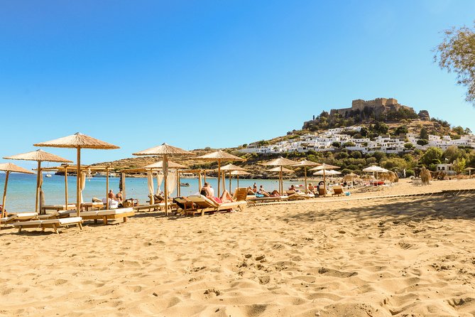 Lindos Day Cruise from Rhodes Town with Swimming stops and Hotel Transfers - On the boat: comfort is real, but big-boat behavior can happen