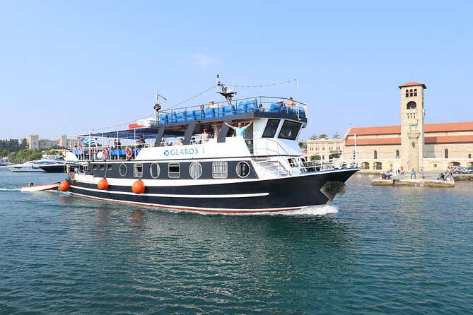 Lindos Day Cruise from Rhodes Town with Swimming stops and Hotel Transfers - Anthony Quinn Bay: the 20-minute Emerald Water Stop