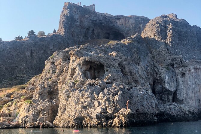 Lindos day trip - Gems of Lindos - private boat cruise - Skippers like Tony and George: knowing the water, not just the route