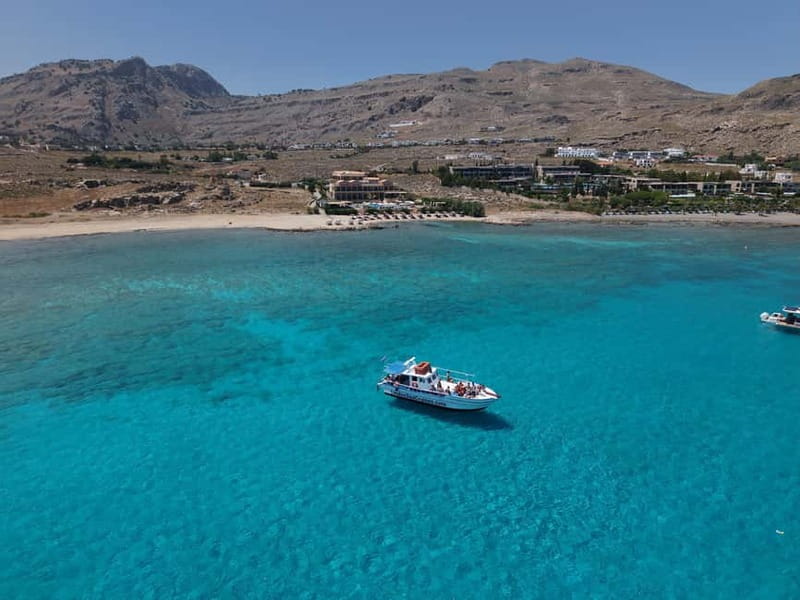 Lindos, Pefkos: Summer Breeze All Inclusive Sunset Cruise - A 90-minute Lindos sunset cruise from Vlicha’s shoreline
