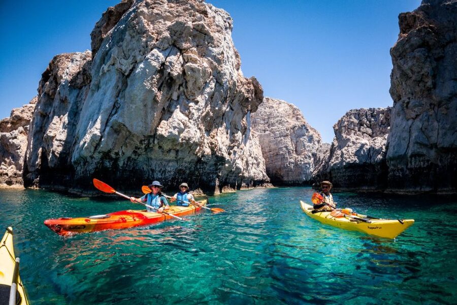 Lindos: Sea Kayaking & Acropolis of Lindos Tour with Lunch - Key highlights you can plan around
