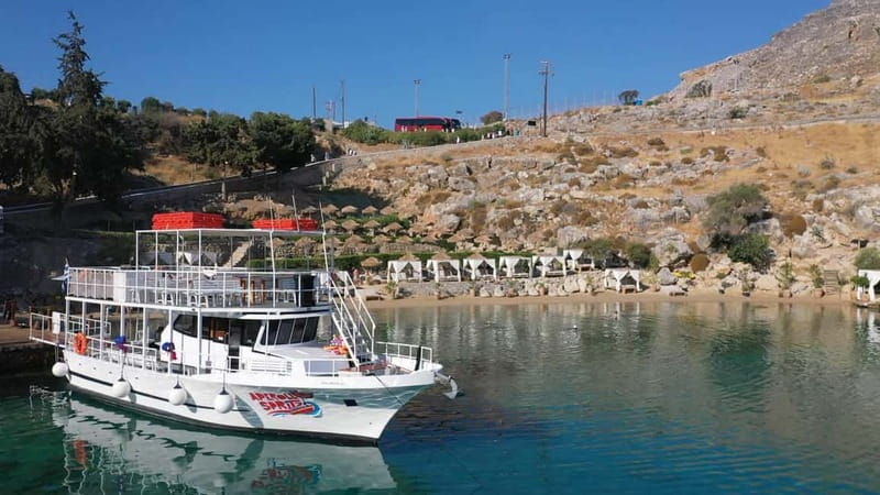 Lindos: The Aperoll Spritz boat trip, 4 swim stops - Key things I’d circle before you go