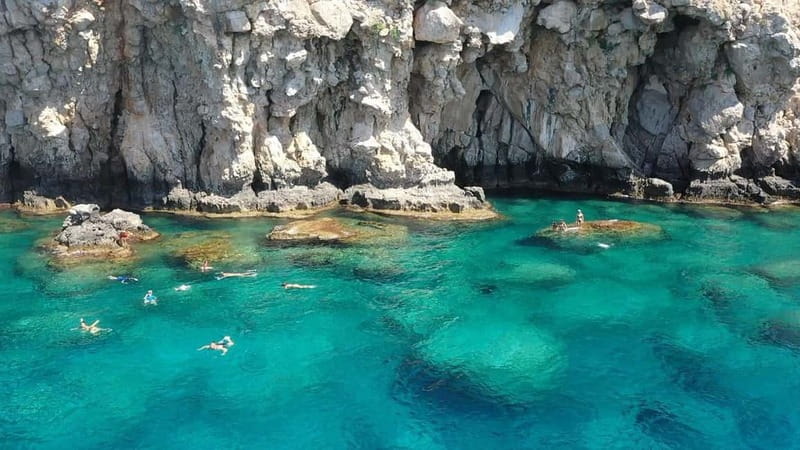 Lindos: The Aperoll Spritz boat trip, 4 swim stops - The 6-hour schedule that keeps swims realistic