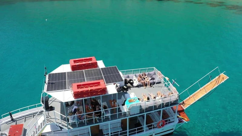 Lindos: The Aperoll Spritz boat trip, 4 swim stops - What’s included (and what you’ll pay for)