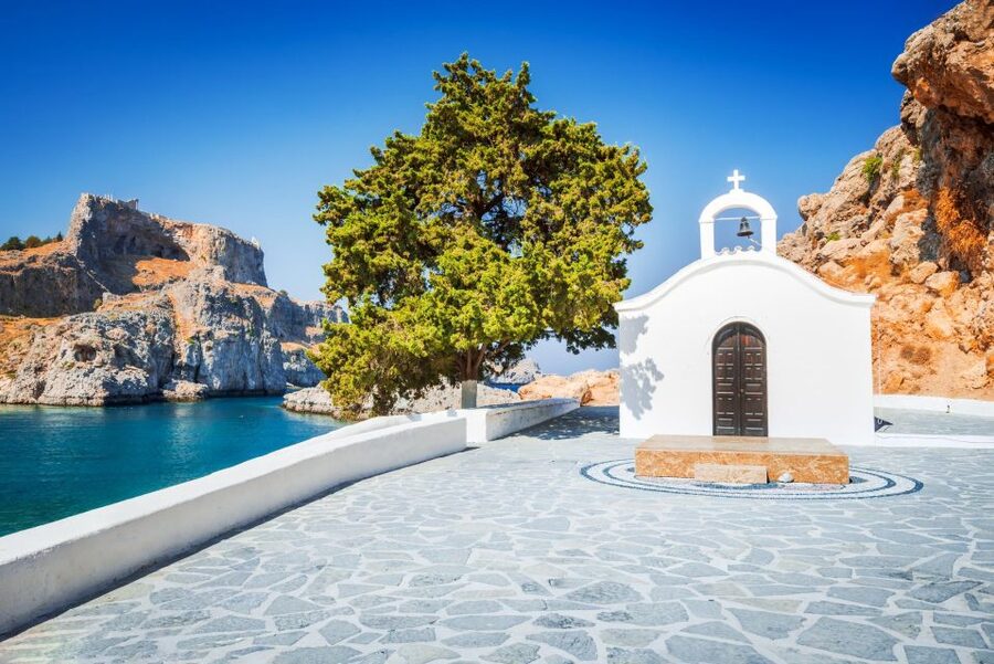 Medieval City & Lindos Full Day Private Tour - Monte Smith viewpoints: A hilltop payoff without a long hike