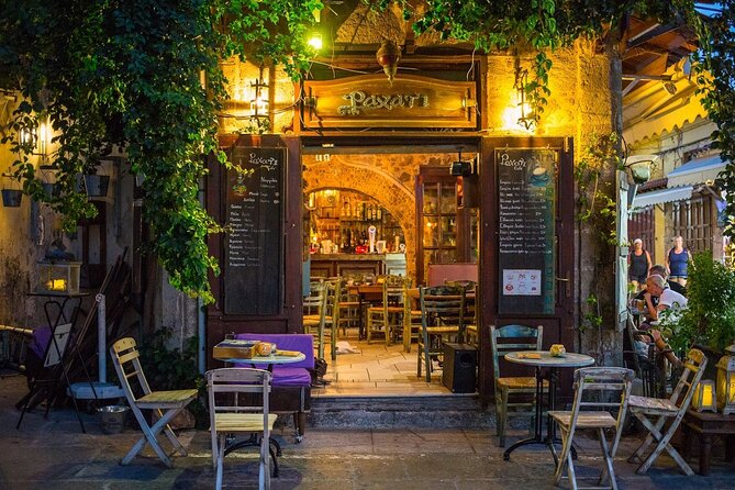 Night Old Town e-bike Gastro Tour with Drink & Meze - Price and value: what $63.05 buys you at night