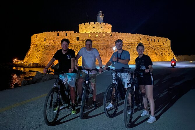 Night Old Town e-bike Gastro Tour with Drink & Meze - Route highlights: alleys, landmarks, deer, harbor, and the Clock Tower
