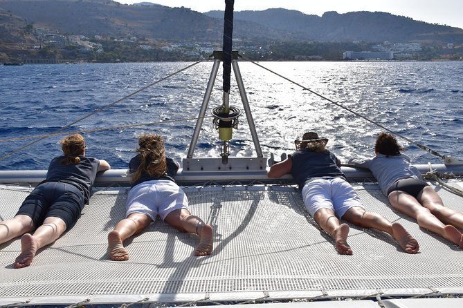Private CATAMARAN daytrip - Lindos/ Rhodos with Lunch and drinks - Lindos photo stop: classic views with minimal fuss