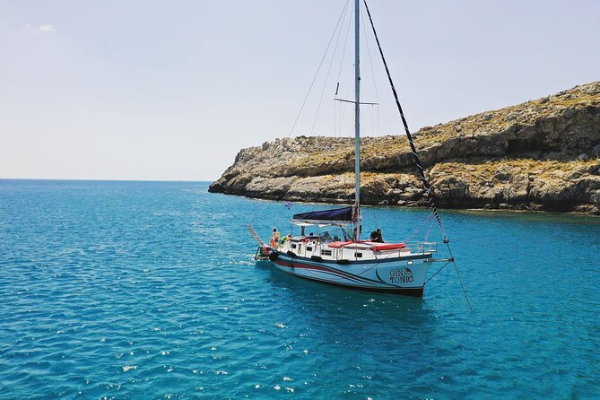 Private Full/Half-Day Boat Trip in Greece with Food and Drinks - Stop 4: Lindos Beach, turtles (maybe) and classic views from the water