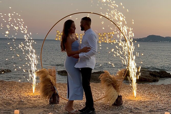 Private Marriage Proposals - Sunset Beach Proposal in Rhodes: What 30 Minutes Looks Like