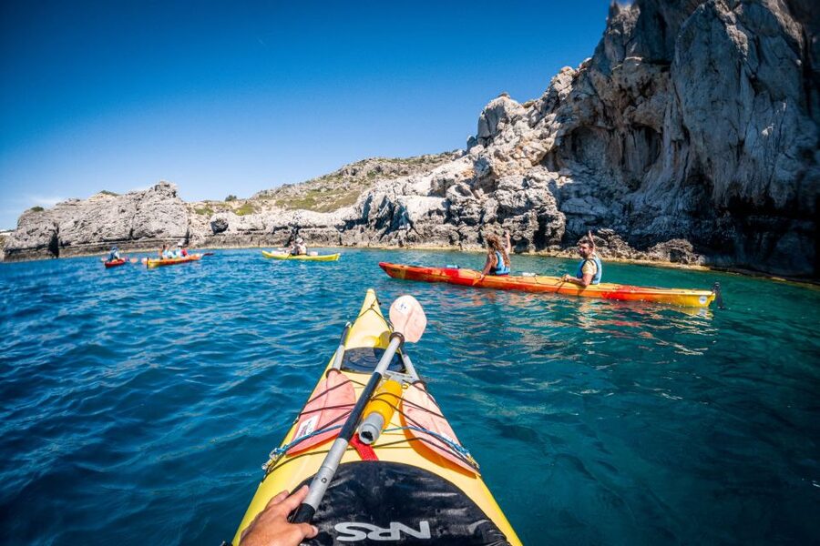 Rhodes: 2-Day Sea Kayaking and Hiking Combo Activity - Day 1 Sea Kayaking: Kathara Beach, Ladiko Snorkel Time, and a Traounou Picnic
