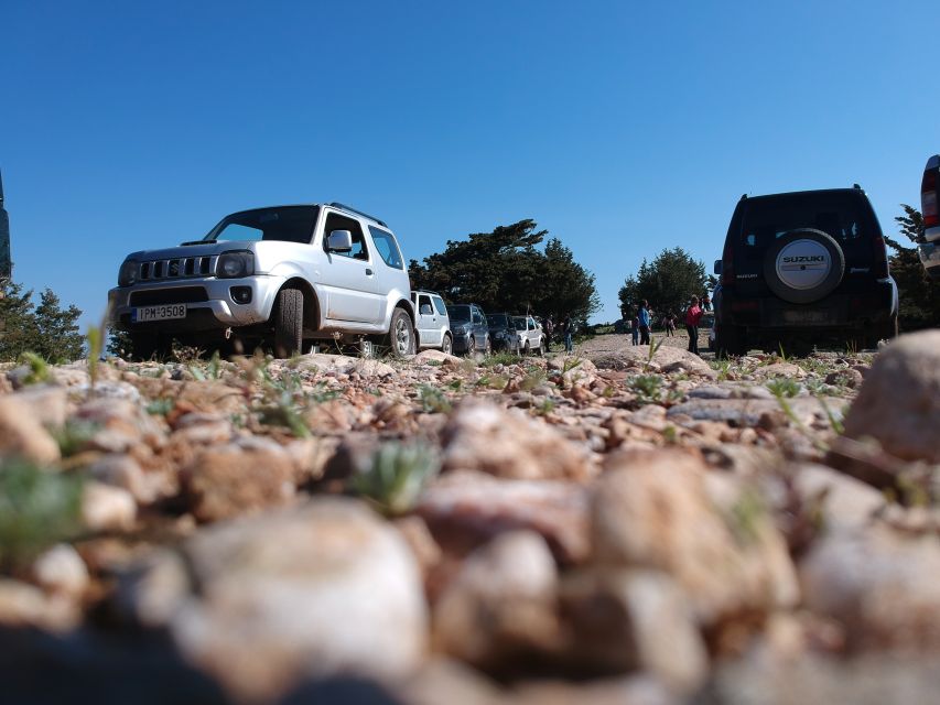 Rhodes: 4x4 Self-Drive Jeep Tour with Pickup in the North - Suzuki Jimny self-drive rules: get ready for real control