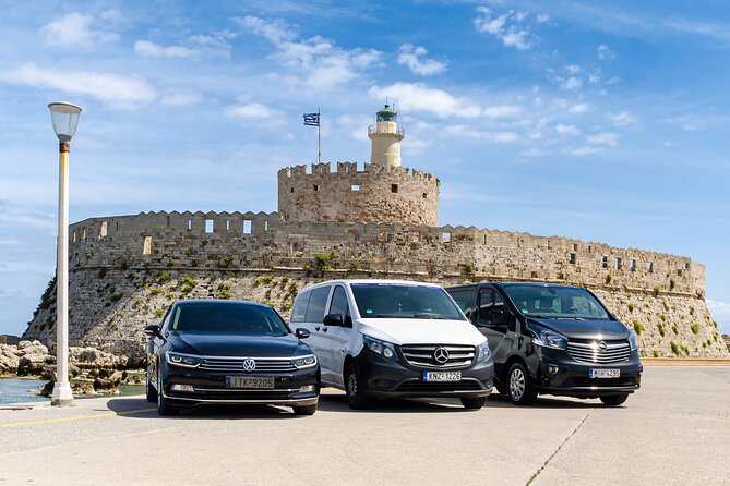 Rhodes Airport Transfer to Rhodes Town city or Faliraki (ONE WAY - What this one-way Rhodes transfer gets right