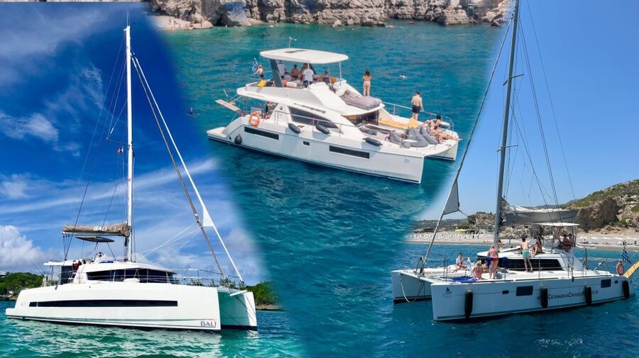 Rhodes: All-Inclusive Catamaran Cruise with Lunch and Drinks - The east-coast cruise time: scenic but not stressful