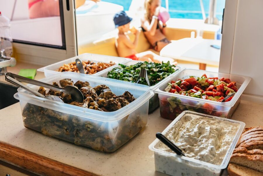 Rhodes: All-Inclusive Catamaran Cruise with Lunch and Drinks - Kalithea Springs: your last swim stop before heading home