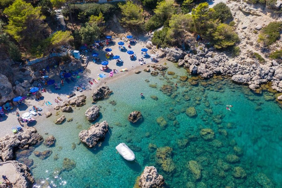 Rhodes: Anthony Quinn Bay E-Bike Tour with Snorkeling - Rhodes Old Town: Landmarks You Can Actually See Without Sprinting