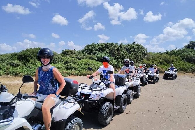 Rhodes ATV Quad Adventure Guided Tour 2 or 1 person on 1 Quad - The route through South Rhodes: farm roads, mountain tracks, and viewpoints