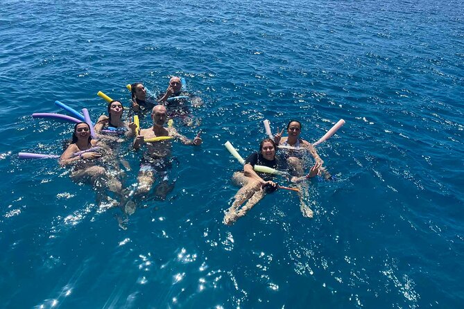 Rhodes Bay to Bay Swim Cruise-Greek Buffet w/wine included - Price and Value: What $71.38 Buys You in Rhodes